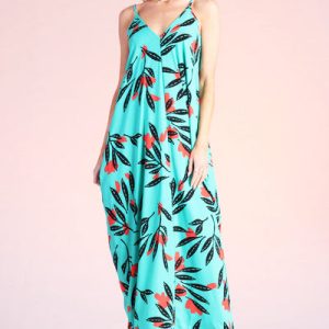 Havana Fern Cocoon Maxi Dress