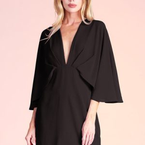 Cape Mini Dress