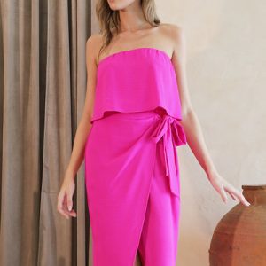 Falling For You Midi Dress