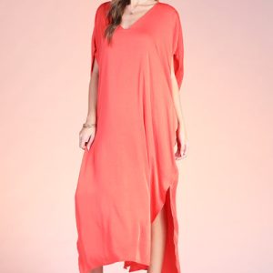 Gracefully Roomy Caftan Maxi