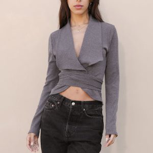 Go Everywhere Tie Front Knit Jacket