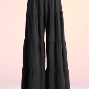 Tiered Wide Leg Pants