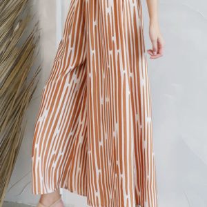 Adeline Stripe Wide Leg Swing Pants